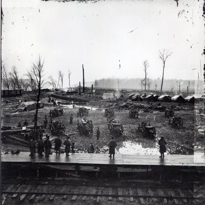 Confederate Batteries at Johnsonville, Tennessee by American Photographer